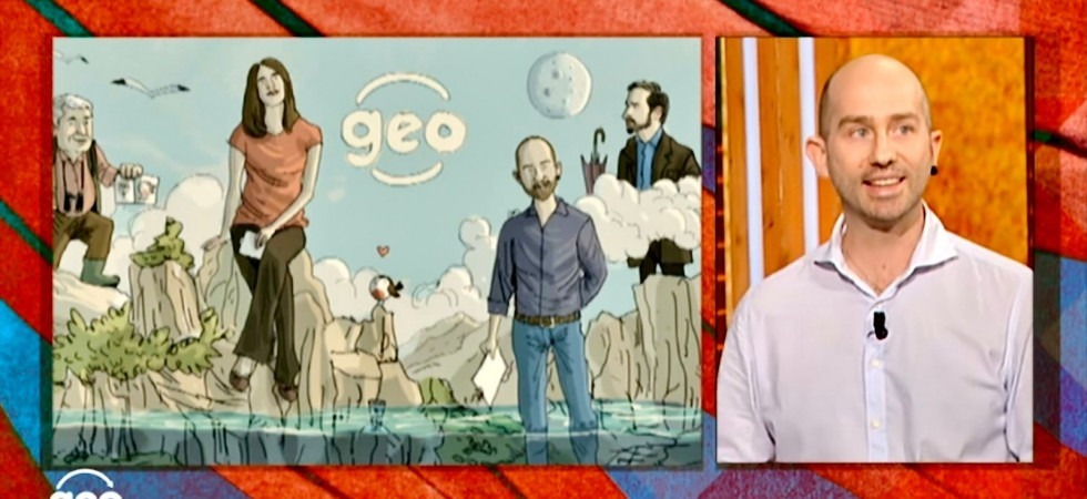 La vignetta del "trentino" Roby il pettirosso su Geo per l’ultima puntata: Una grande emozione''